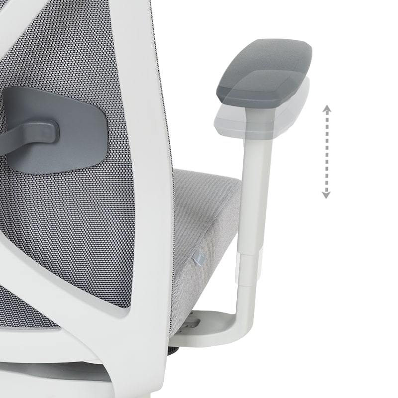 Ергономичен офис стол Carmen Saron сив